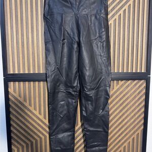 American Eagle Outfitters Black Faux Leather Pants